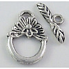 Tibetan Silver Toggle Clasps A0122Y-1