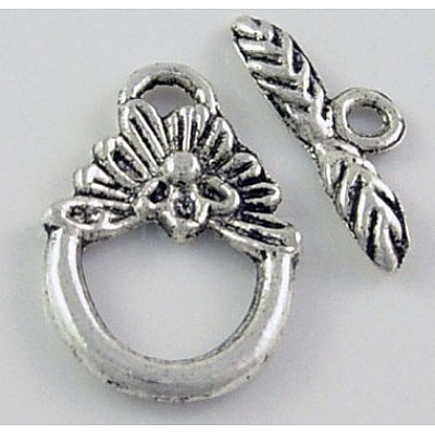 Tibetan Silver Toggle Clasps A0122Y-1