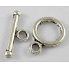 Tibetan Style Alloy Toggle Clasps LF1185Y-NF-1