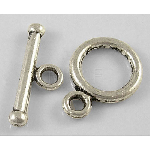 Tibetan Style Alloy Toggle Clasps LF1185Y-NF-1