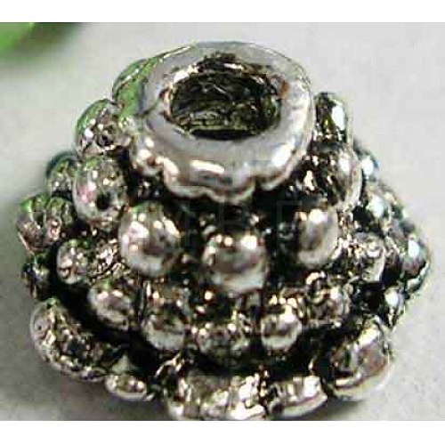 Tibetan Silver Bead Caps AA0525-1