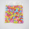 Fashionable Plum Blossom Shape Buttons With Assorted Colors NNA0VCS-2