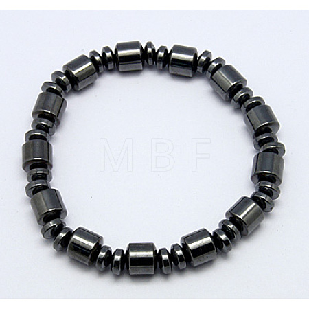 Magnetic Synthetic Hematite Bracelets BJEW-Q025-1-1