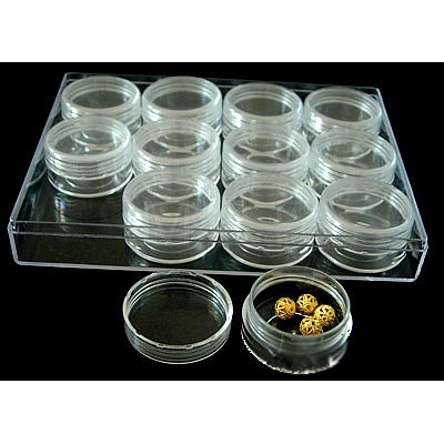 Plastic Beads Containers C003Y-1