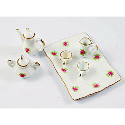 Handmade Porcelain Tea Set Decoration CFT003Y-1