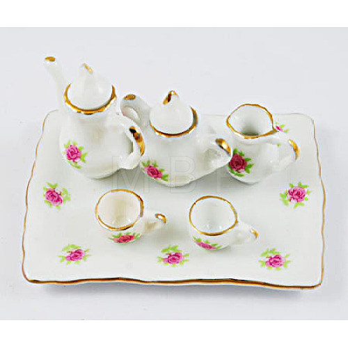 Handmade Porcelain Tea Set Decoration CFT003Y-1