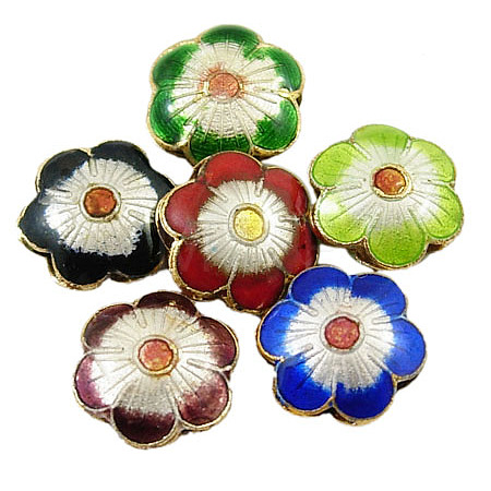 Handmade Cloisonne Beads CLB085Y-M-1
