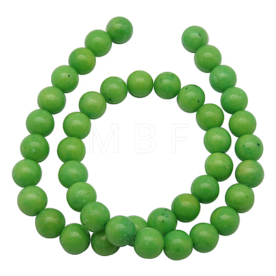 Natural Mashan Jade Beads Strands DJAD-12D-17-2-1