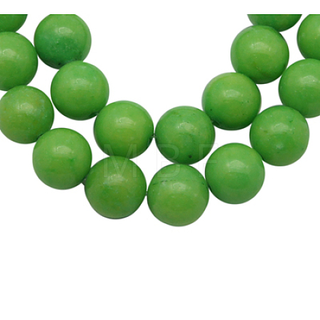 Natural Mashan Jade Beads Strands DJAD-12D-17-2-1