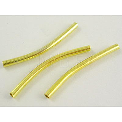 Brass Tube Beads EC0582x30mm-G-1