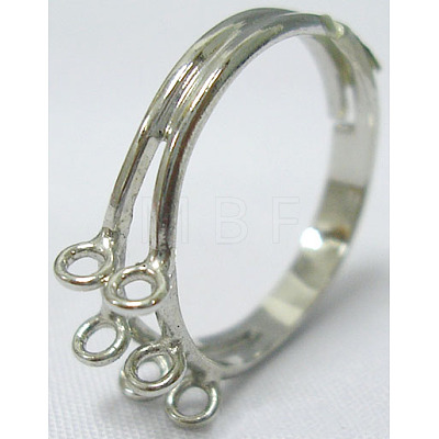 Brass Loop Ring Bases EC157-1
