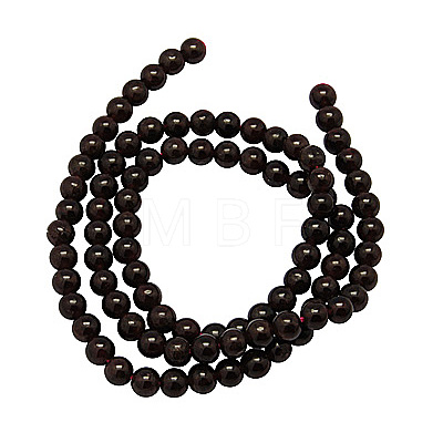 Natural Garnet Bead Strands G-A036-B-1