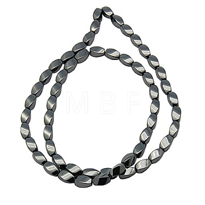 Magnetic Synthetic Hematite Beads Strands G-H1093-1-1