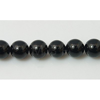 Natural Tourmaline Bead Strands G-H1603-12mm-1