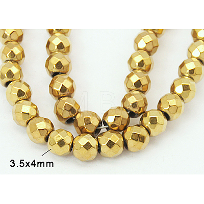 Non-Magnetic Synthetic Hematite Beads Strands G-Q661-1