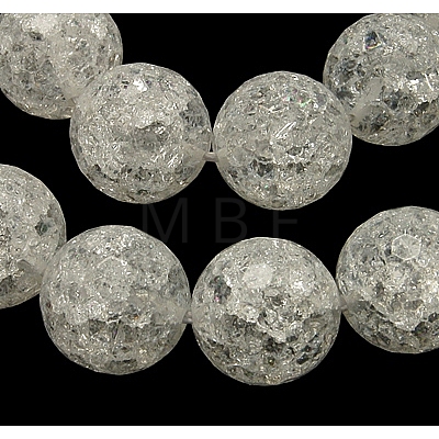 Synthetic Crackle Quartz Beads Strands G-SF14MM-44-1