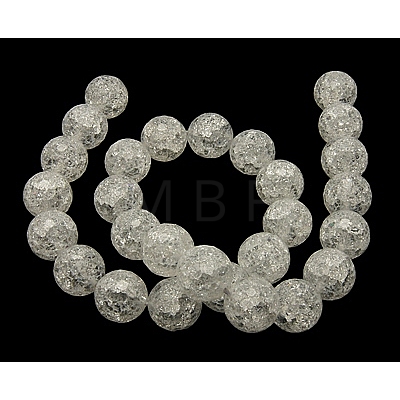 Synthetic Crackle Quartz Beads Strands G-SF14MM-44-1