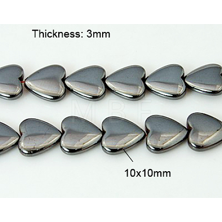 Non-Magnetic Synthetic Hematite Bead Strands G-C014-4-1