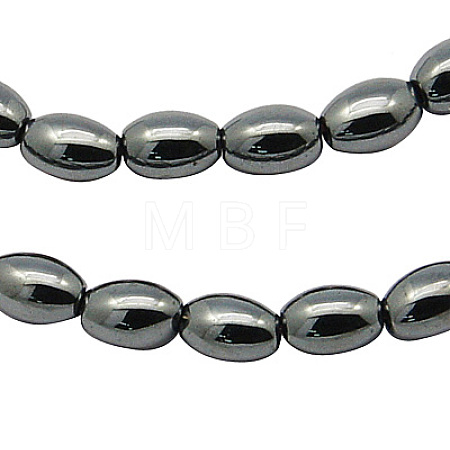 Non-Magnetic Synthetic Hematite Beads G-H1079-1-1