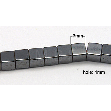 Non-Magnetic Synthetic Hematite Beads Strands G-Q527-1-1