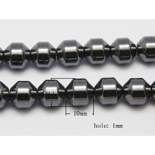 Non-Magnetic Synthetic Hematite Beads Strands G-Q287-1-1