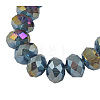 Electroplate Glass Beads Strands GR8MMY-1AB-1