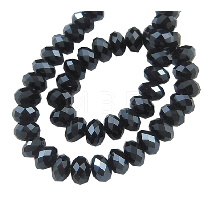 Glass Beads Strands GR16MMY-27L-1
