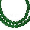 Natural White Jade Dyed Beads Strands JB4mm-05-2