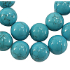 Synthetic Turquoise Beads JBR6-4mm-2