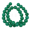 Natural Yellow Jade Beads Strands JBR8mm-15-2