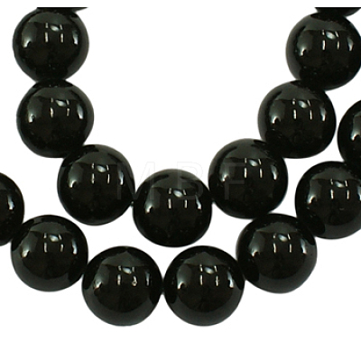 Natural Mashan Jade Beads Strands JBR2-8mm-1