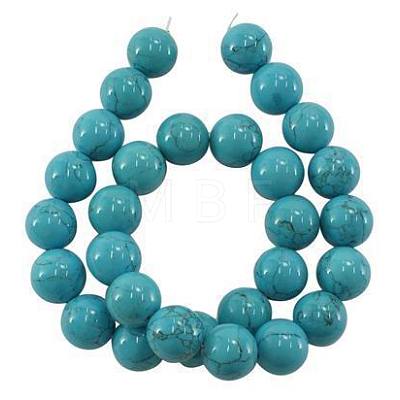 Synthetic Turquoise Beads JBR6-12mm-1