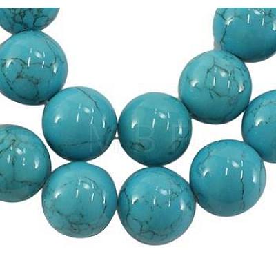 Synthetic Turquoise Beads JBR6-8mm-1