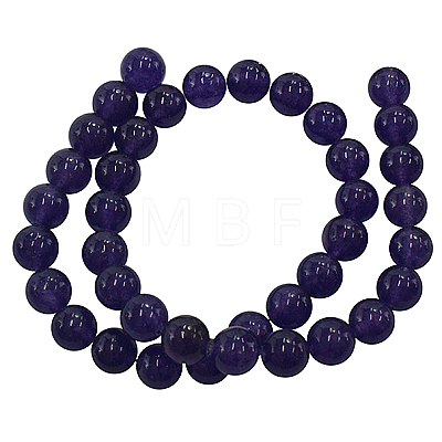 Natural Dyed Jade Beads Strands JBR8-8mm-1