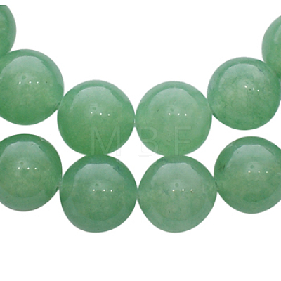 Dyed Natural White Jade Beads JBS011-8mm-1