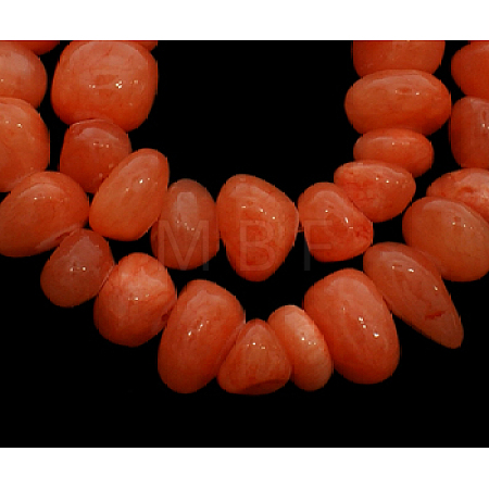 Natural Yellow Jade Beads Strands JBS001-34-1