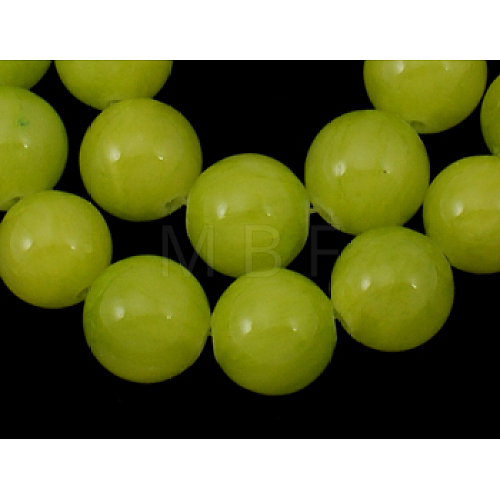 Natural Jade Beads Strands JBR6mm-12-1