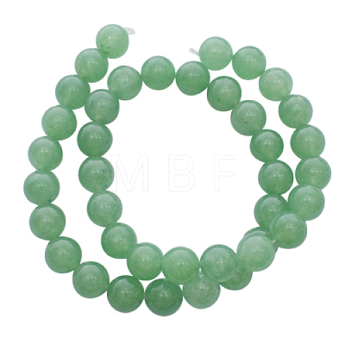 Dyed Natural White Jade Beads JBS011-8mm-1