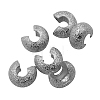 Brass Crimp Beads Covers KK-G015-P-NF-1
