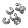 Brass Crimp Beads Covers KK-G016-P-NF-1