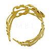 Brass Filigree Ring Components KK-J069-G-2