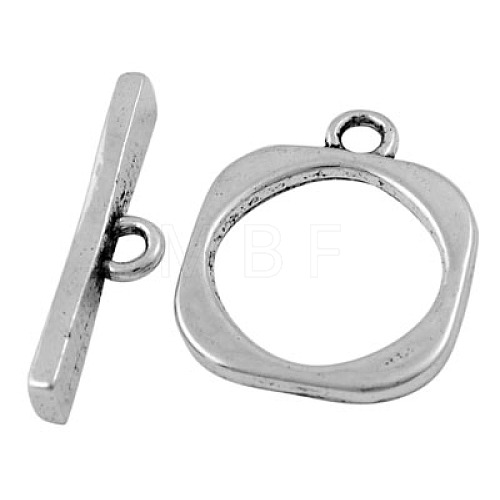 Tibetan Style Toggle Clasps LF11246Y-NF-1