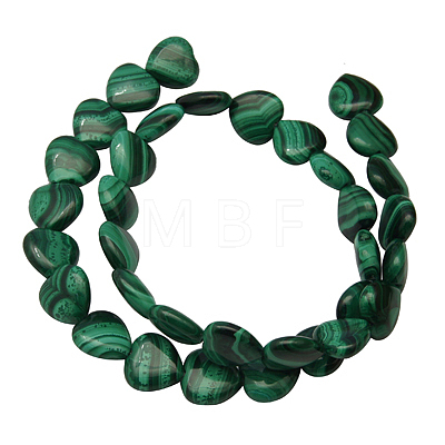 Natural Malachite Gemstone Beads Strands MALA-12X12-1-1