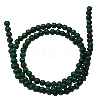 Natural Malachite Gemstone Beads Strands MALA-8D-6-1