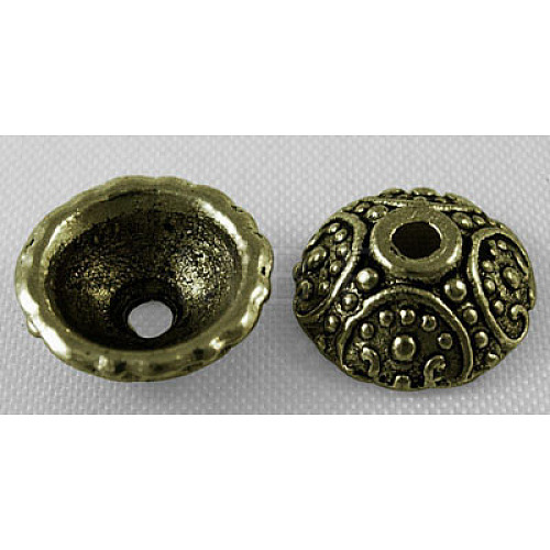 Tibetan Style Alloy Caps MLF0531Y-1