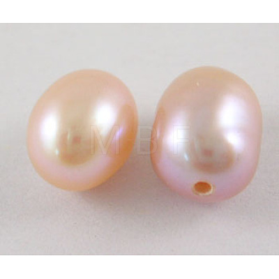 Natural Cultured Freshwater Pearl Beads OB006-1