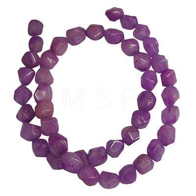 Natural Jade Beads Strands OGEM-10X8-1-1