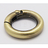 Alloy Spring Gate Rings PALLOY-H245-AB-2