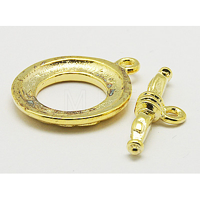 Brass Toggle Clasps PALLOY-B900-G-1