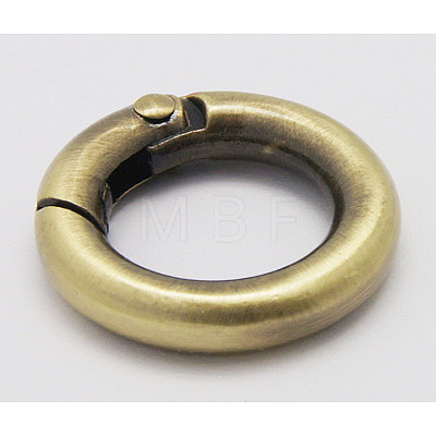 Alloy Spring Gate Rings PALLOY-H245-AB-1